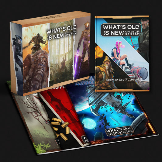 What's OLD is NEW Starter Box: Fantasy/Modern/Sci-fi TTRPG