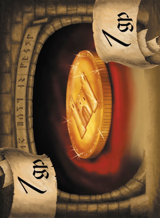 Tabletop Money Gold Piece Deck (40 Cards)