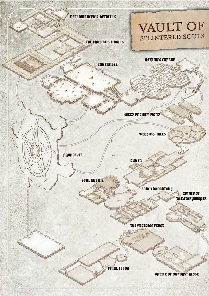 Vault of Splintered Souls: A D&D 5th Edition Megadungeon (D&D 5e)