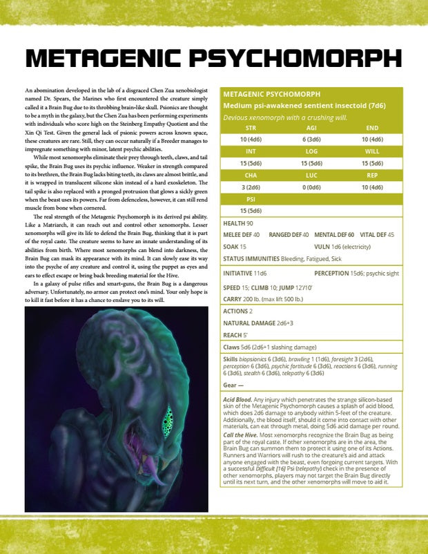 Metagenic Psychomorph (WOIN)