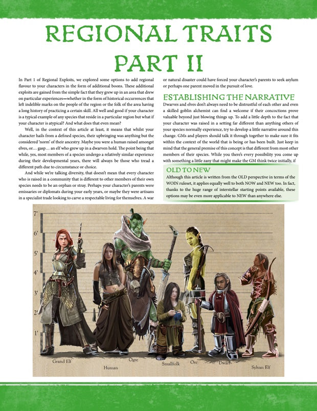 Regional Traits Part 2 (WOIN)