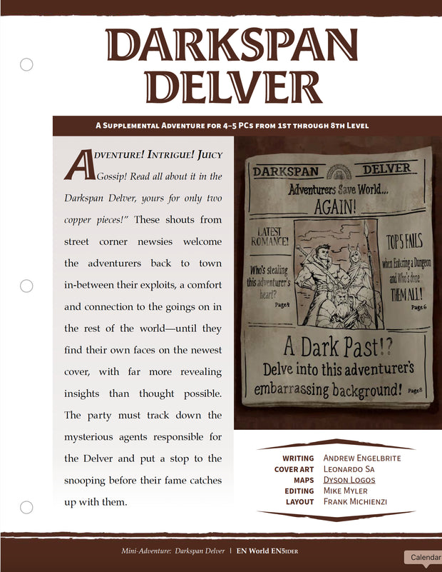 Darkspan Delver (D&D 5e)