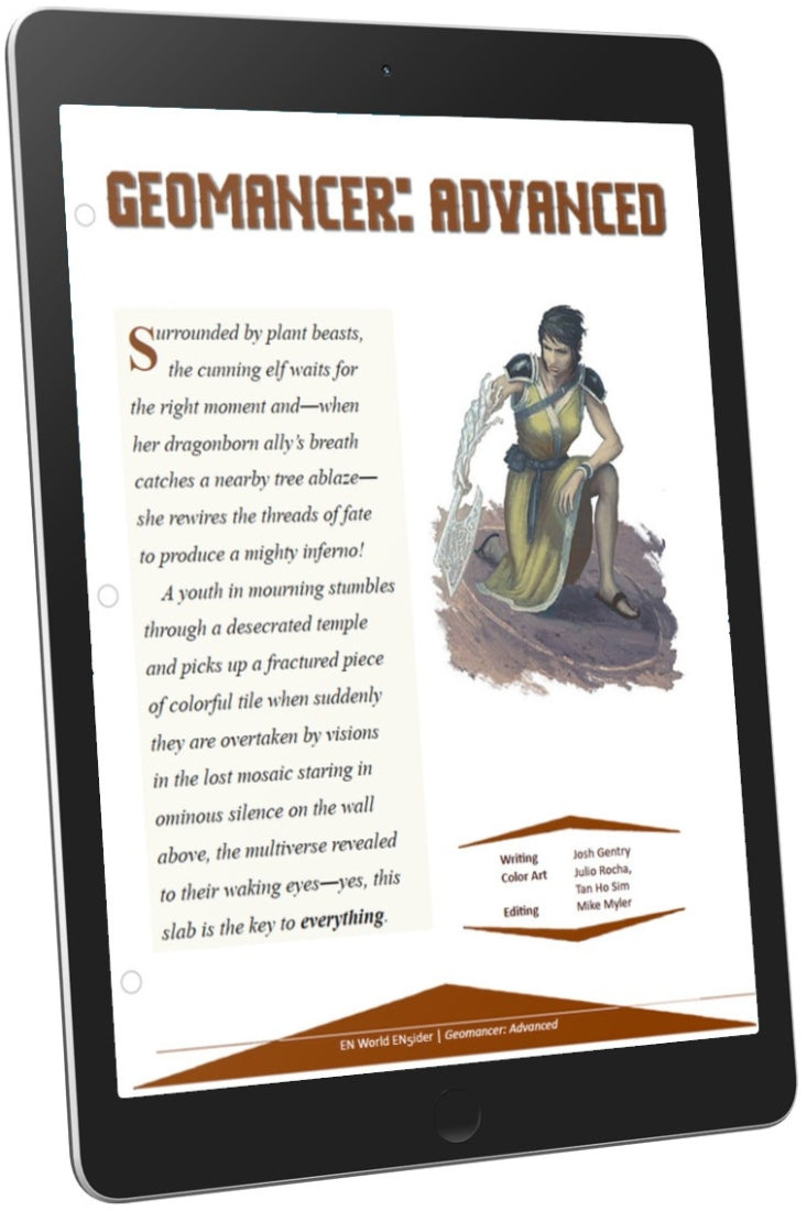 Geomancer: Advanced Class Information (D&D 5e)