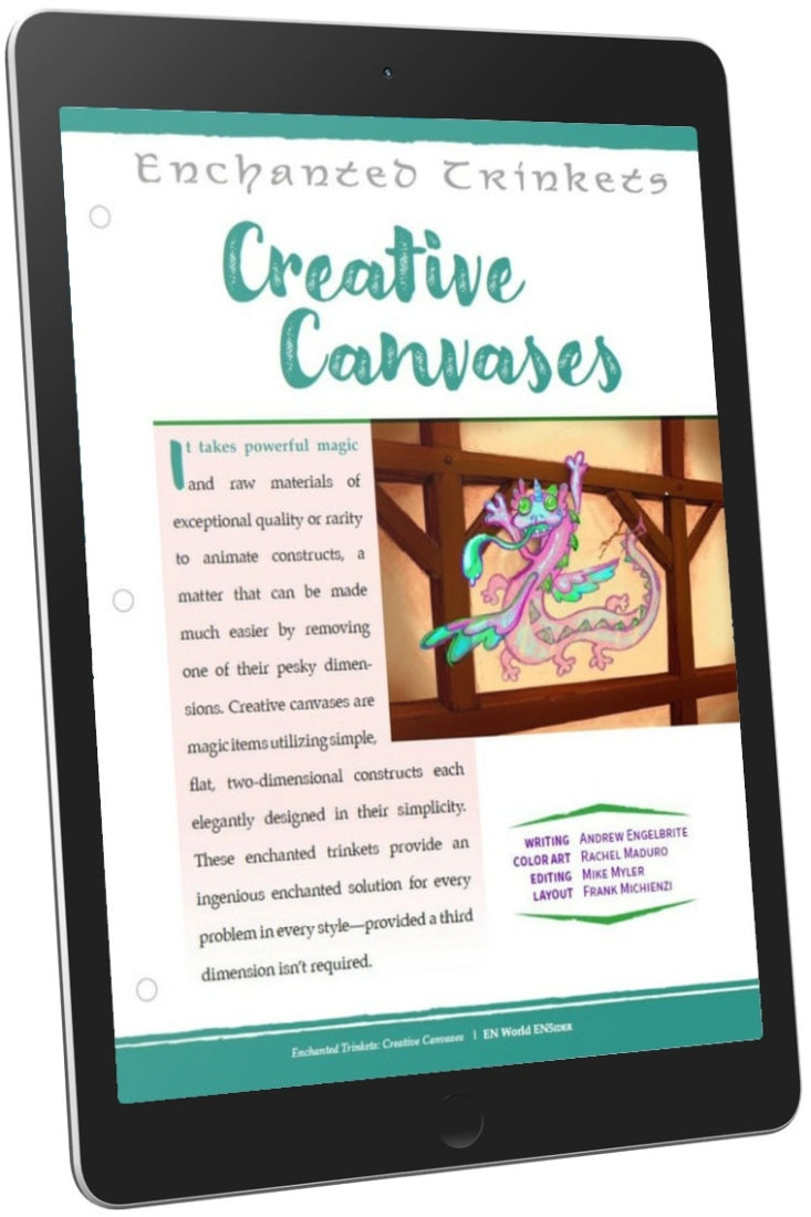 Enchanted Trinkets: Creative Canvases (D&D 5e)