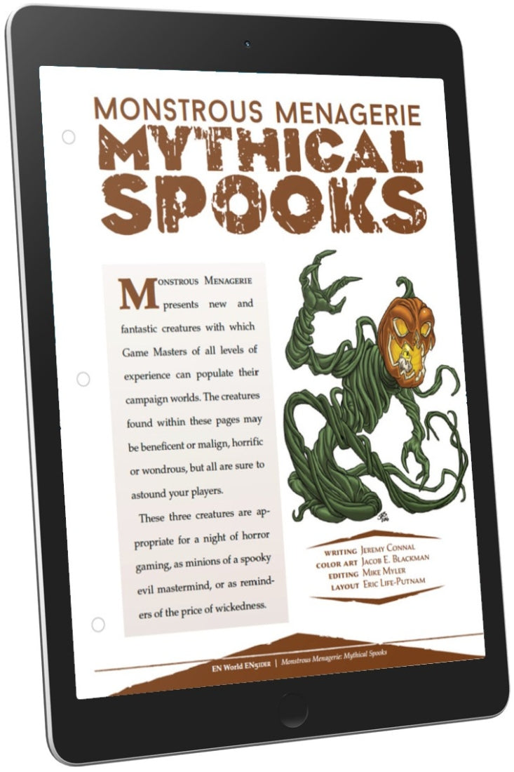 Monstrous Menagerie: Mythical Spooks (D&D 5e)