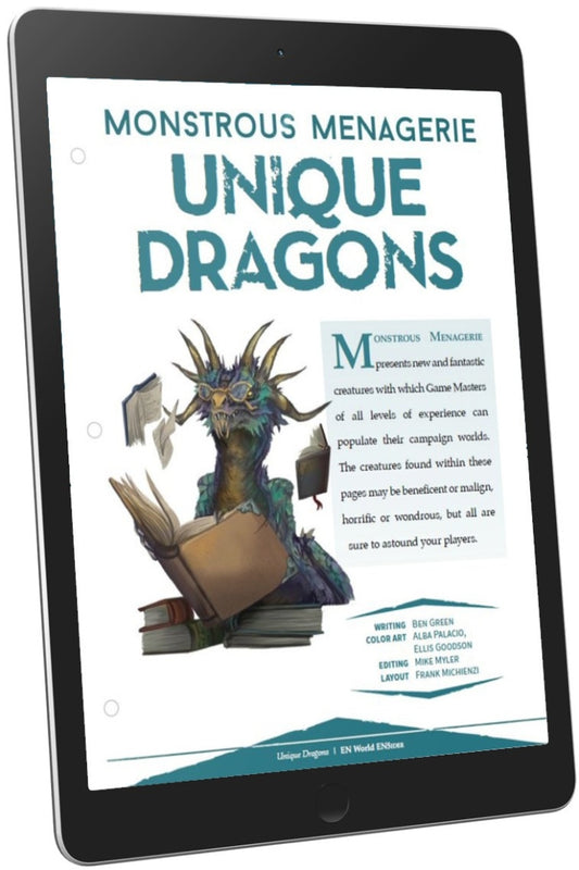 Monstrous Menagerie: Unique Dragons (D&D 5e)