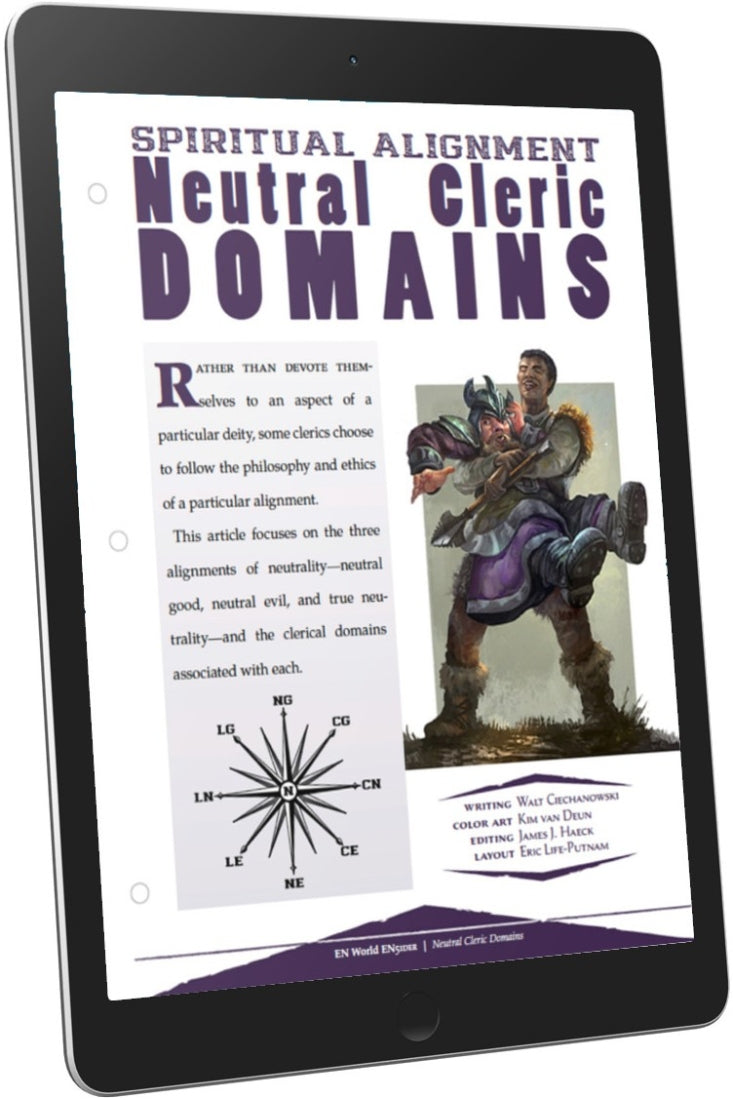 Spiritual Alignment: Neutral Cleric Domains (D&D 5e)