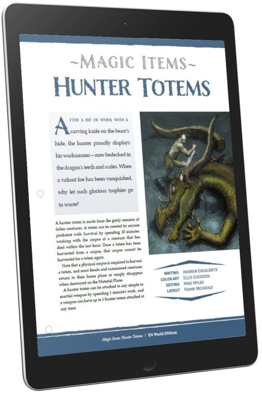 Magic Items: Hunter Totems (D&D 5e)