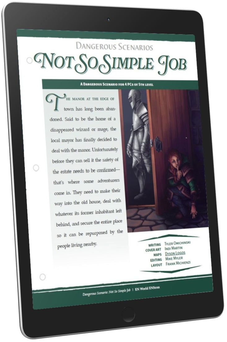 Dangerous Scenarios: Not So Simple Job (D&D 5e)