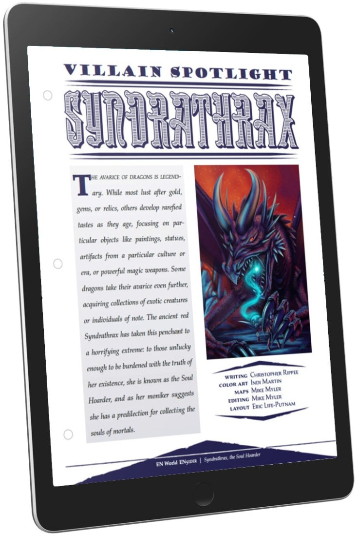 Villain Spotlight: Syndrathrax (D&D 5e)