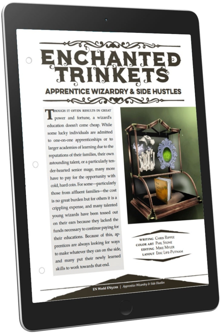 Enchanted Trinkets: Apprentice Wizardry & Side Hustles (D&D 5e)