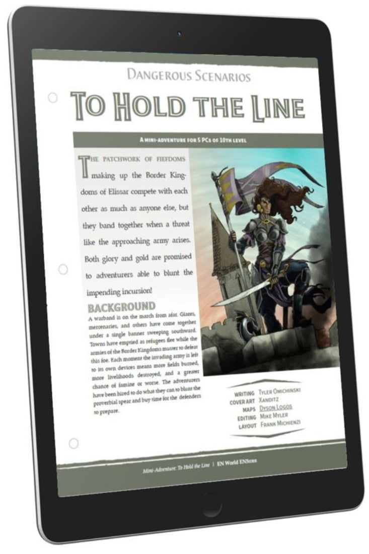 Dangerous Scenarios: To Hold The Line (D&D 5e)