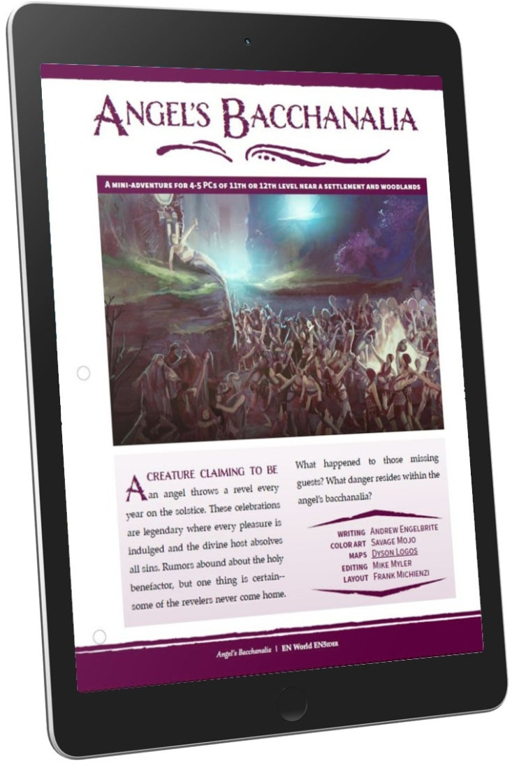 Mini-Adventure: Angel's Bacchanalia (D&D 5e)