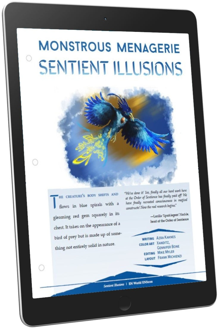 Monstrous Menagerie: Sentient Illusions (D&D 5e)