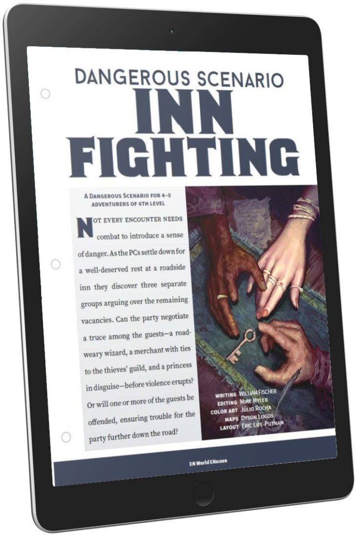 Dangerous Scenarios: Inn Fighting (D&D 5e)