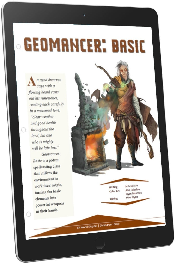 Geomancer: Basic Class Information (D&D 5e)