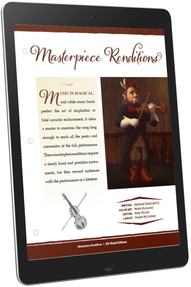 Spells: Masterpiece Renditions (D&D 5e)
