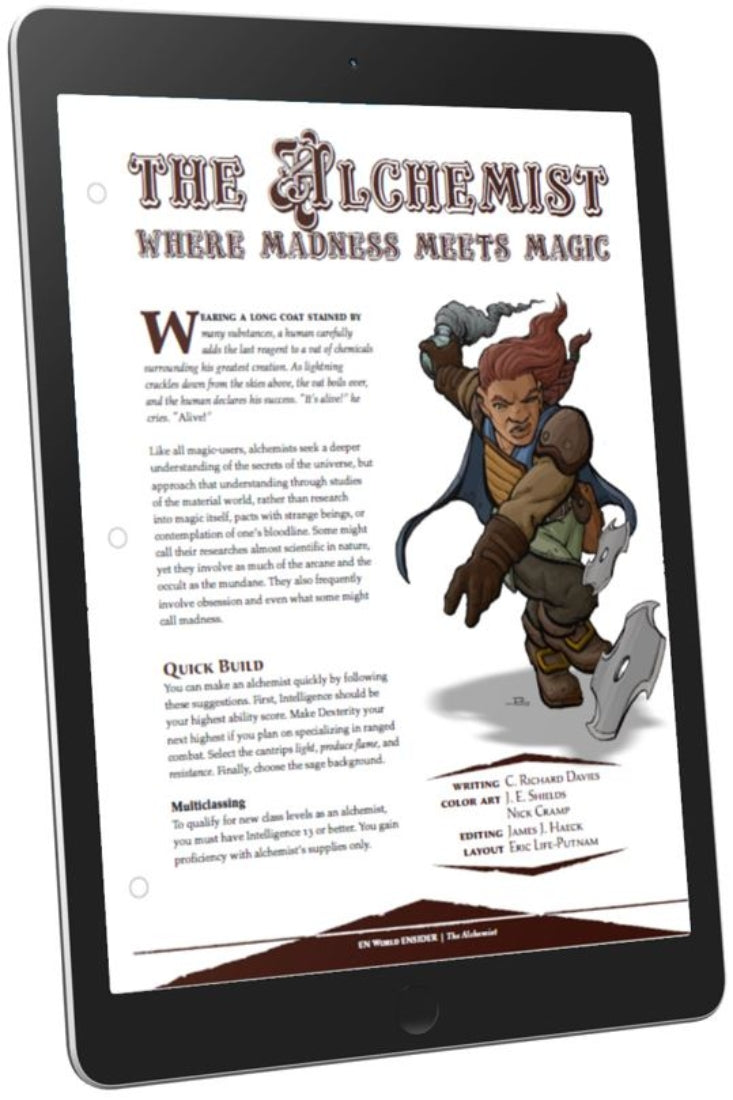The Alchemist: Where Madness Meets Magic (D&D 5e) – EN Publishing