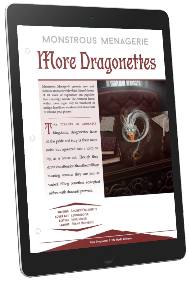 Monstrous Menagerie: More Dragonettes (D&D 5e)