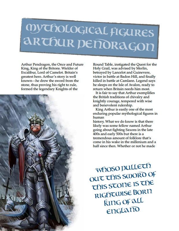 Mythological Figures: Arthur Pendragon (WOIN)