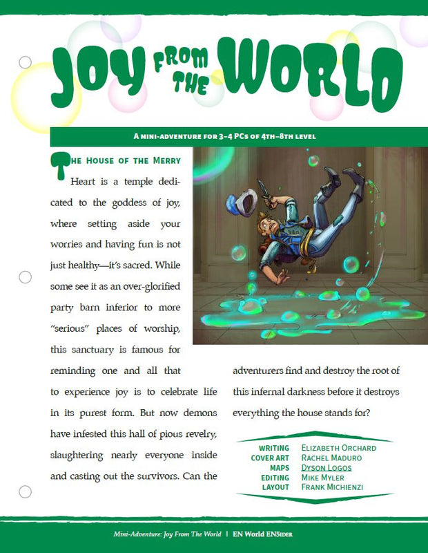 Mini-Adventure: Joy From the World (D&D 5e)