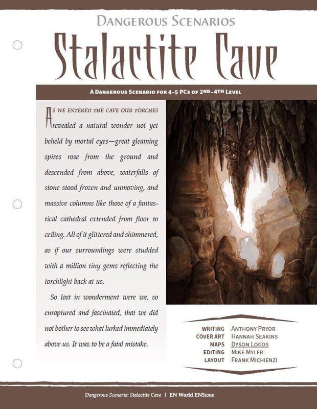 Dangerous Scenarios: Stalactite Cave (D&D 5e)