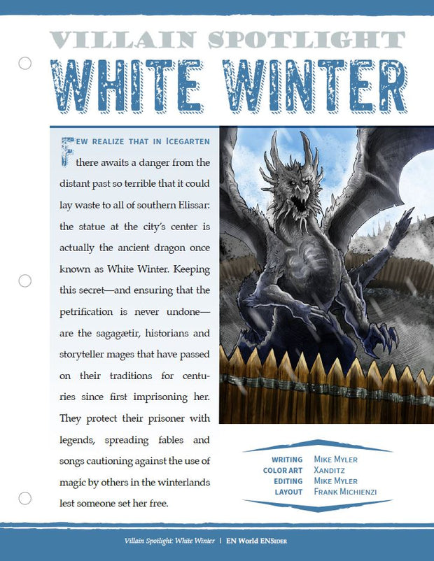 Villain Spotlight: White Winter (D&D 5e)