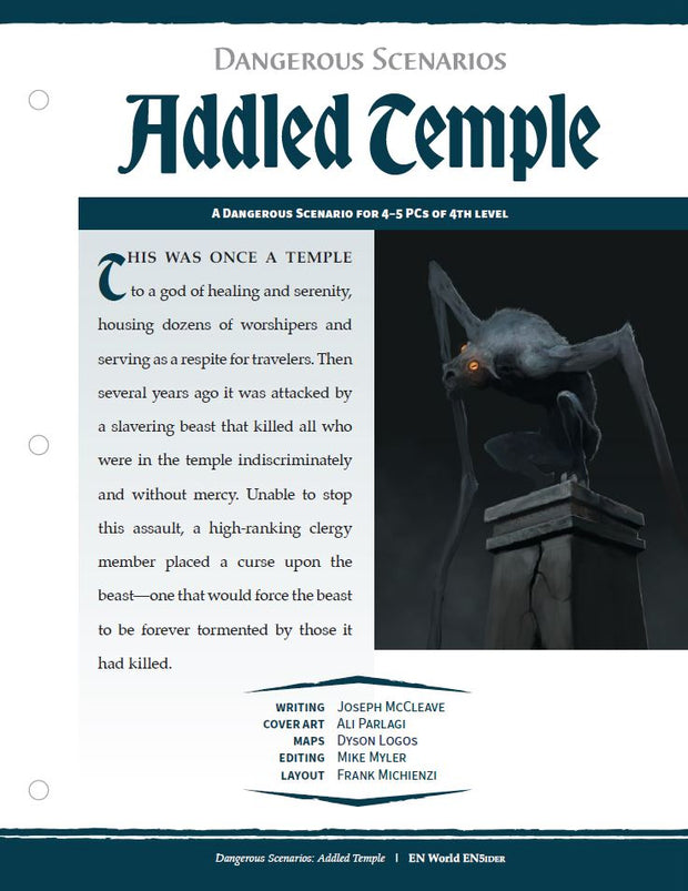 Dangerous Scenarios: Addled Temple (D&D 5e)