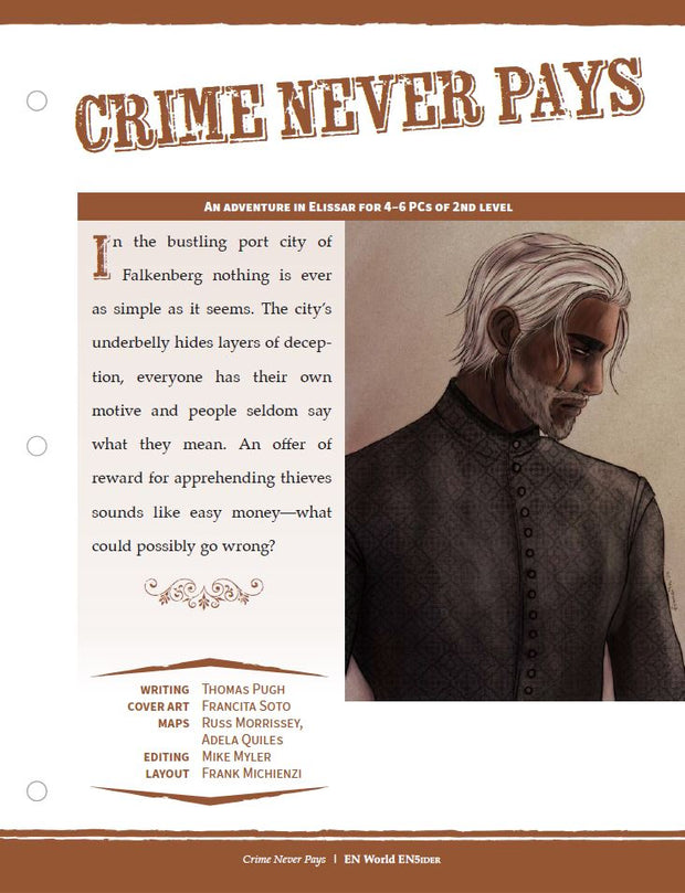 Adventure: Crime Never Pays (D&D 5e)