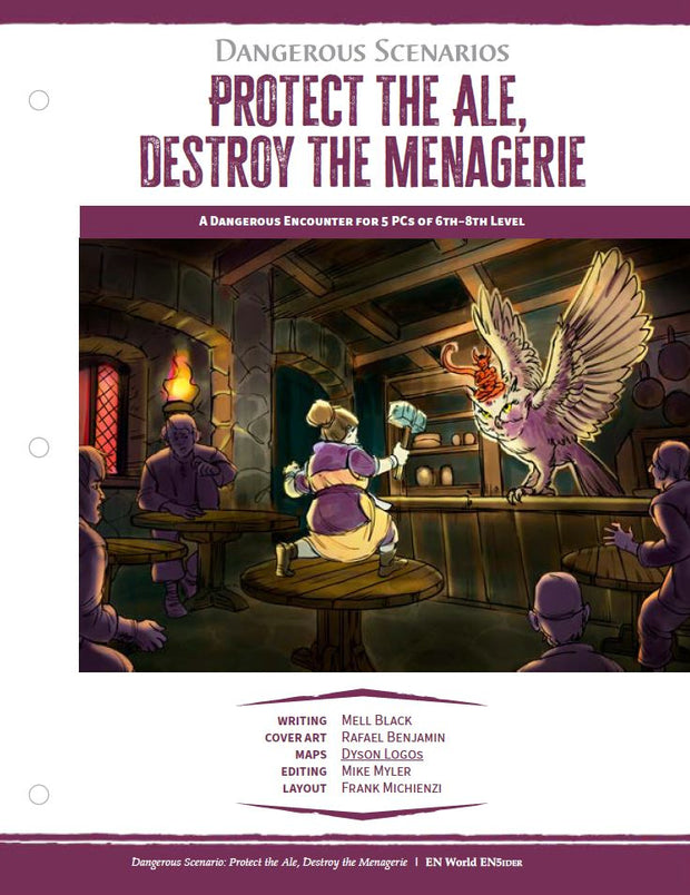 Dangerous Scenario: Protect the Ale, Destroy the Menagerie (D&D 5e)