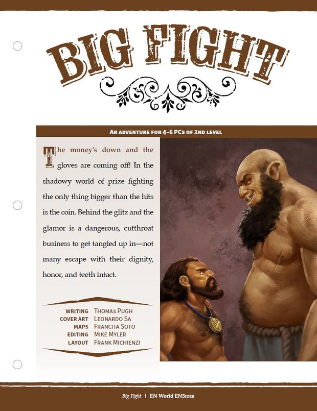 Adventure: Big Fight (D&D 5e)