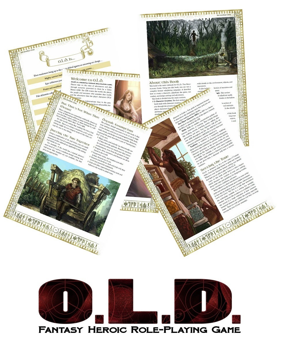 O.L.D. The Fantasy Heroic Roleplaying Game v1.3