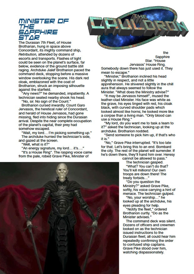 The Cauldron: Minister of the Sapphire Star (WOIN)