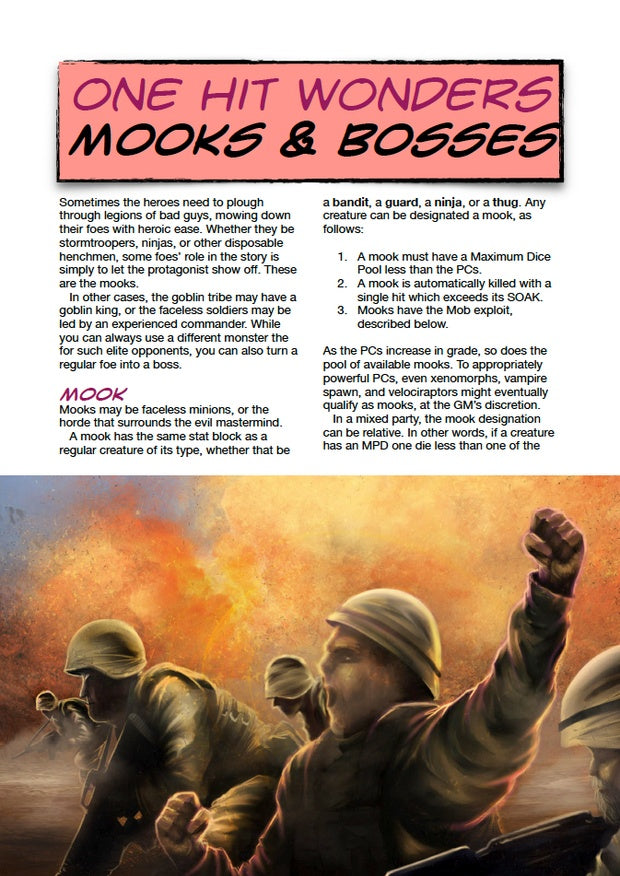 One Hit Wonders: Mooks & Bosses (WOIN)