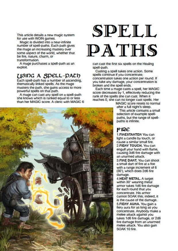 Spell-Paths (WOIN)