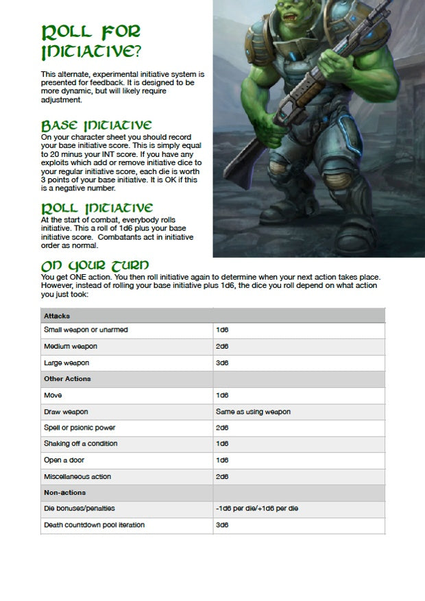 Roll For Initiative? (WOIN)