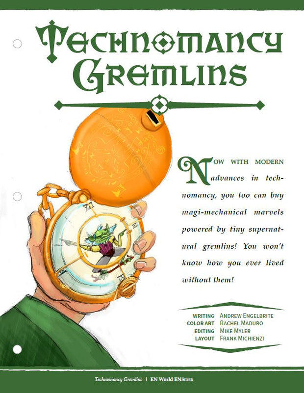 Technomancy Gremlins (D&D 5e)