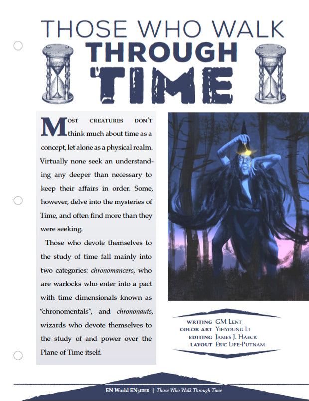 Those Who Walk Through Time (D&D 5e)