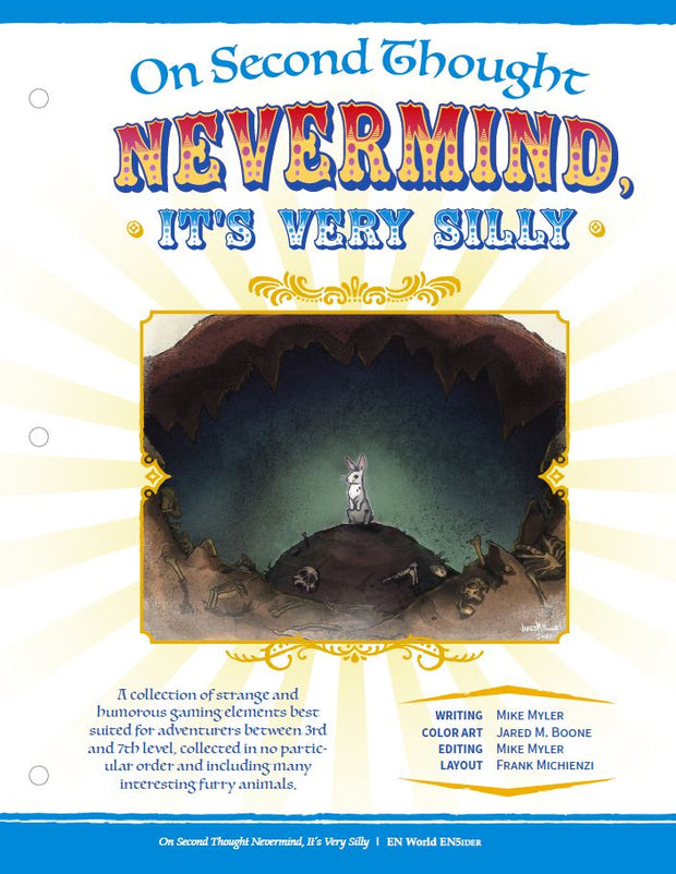 On Second Thought Nevermind, It's Very Silly (D&D 5e)
