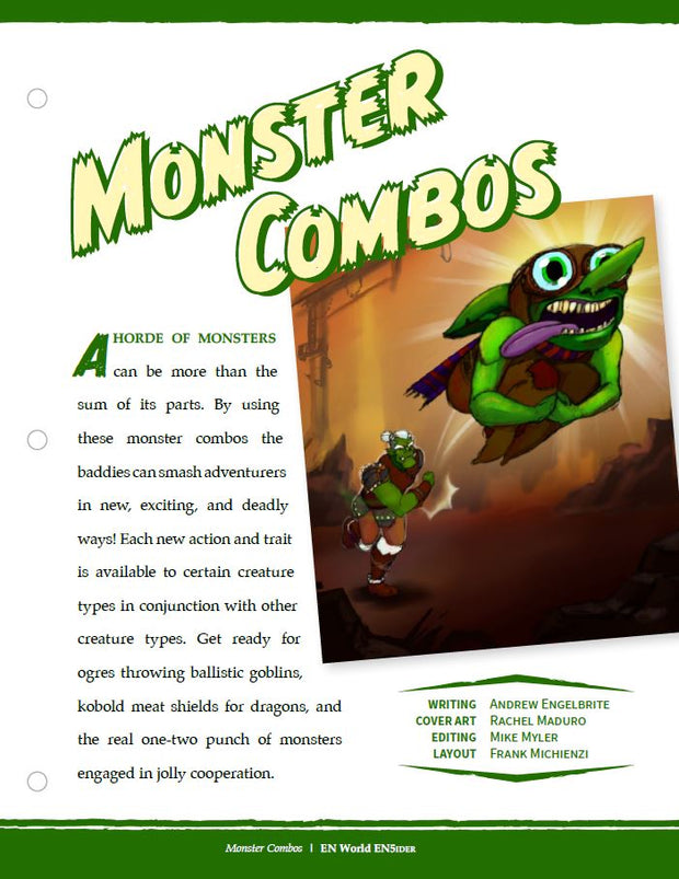 Monster Combos (D&D 5e)