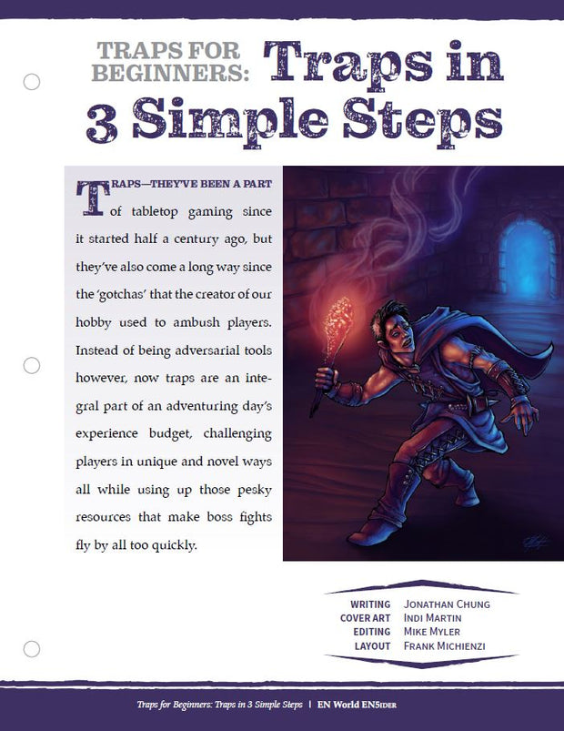 Traps for Beginners: Traps in 3 Simple Steps (D&D 5e)