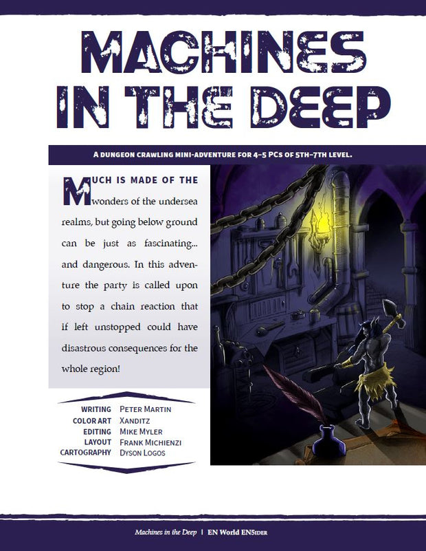 Mini-Adventure: Machines in the Deep (D&D 5e)