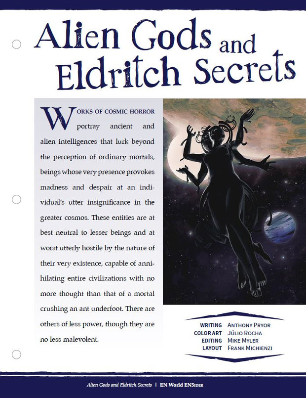 Alien Gods and Eldritch Secrets (D&D 5e)