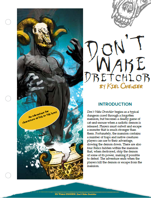 Don't Wake Dretchlor (D&D 5e)