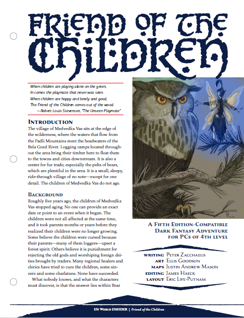 Friend of the Children (D&D 5e)