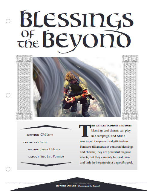 Blessings of the Beyond (D&D 5e)