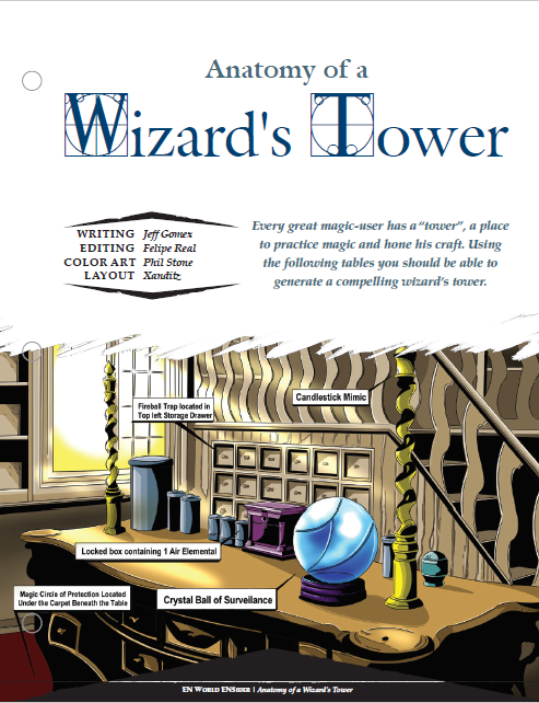 Anatomy of a Wizard's Tower (D&D 5e)
