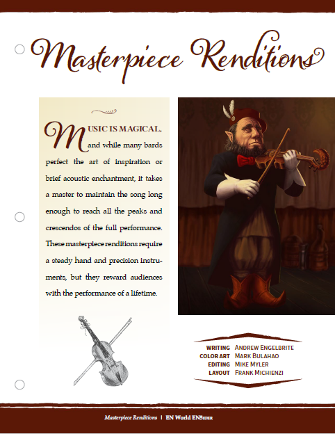 Spells: Masterpiece Renditions (D&D 5e)