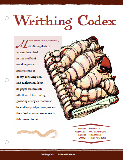 Writhing Codex (D&D 5e)