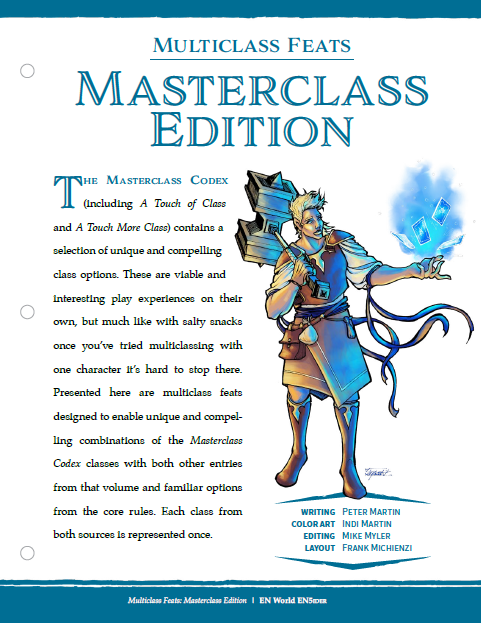 Multiclass Feats: Masterclass Edition (D&D 5e)